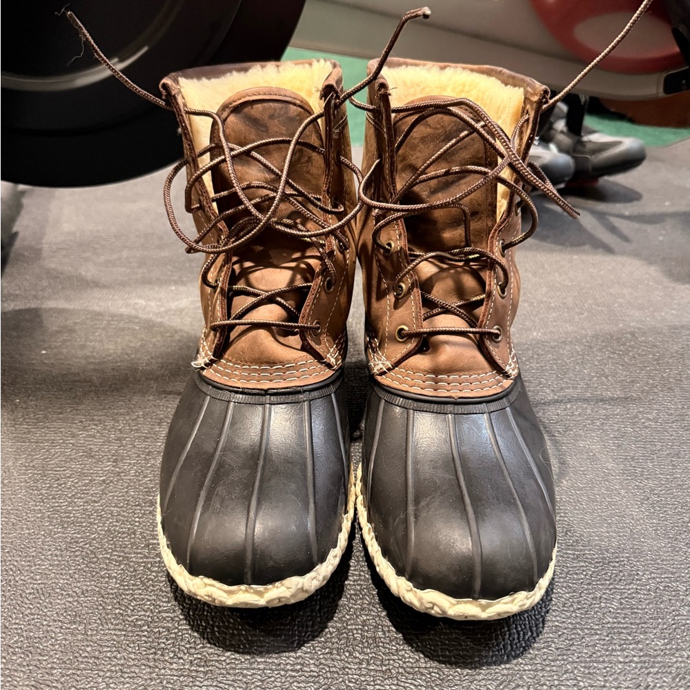 Men's Bean Boots, 8" Shearling-Lined